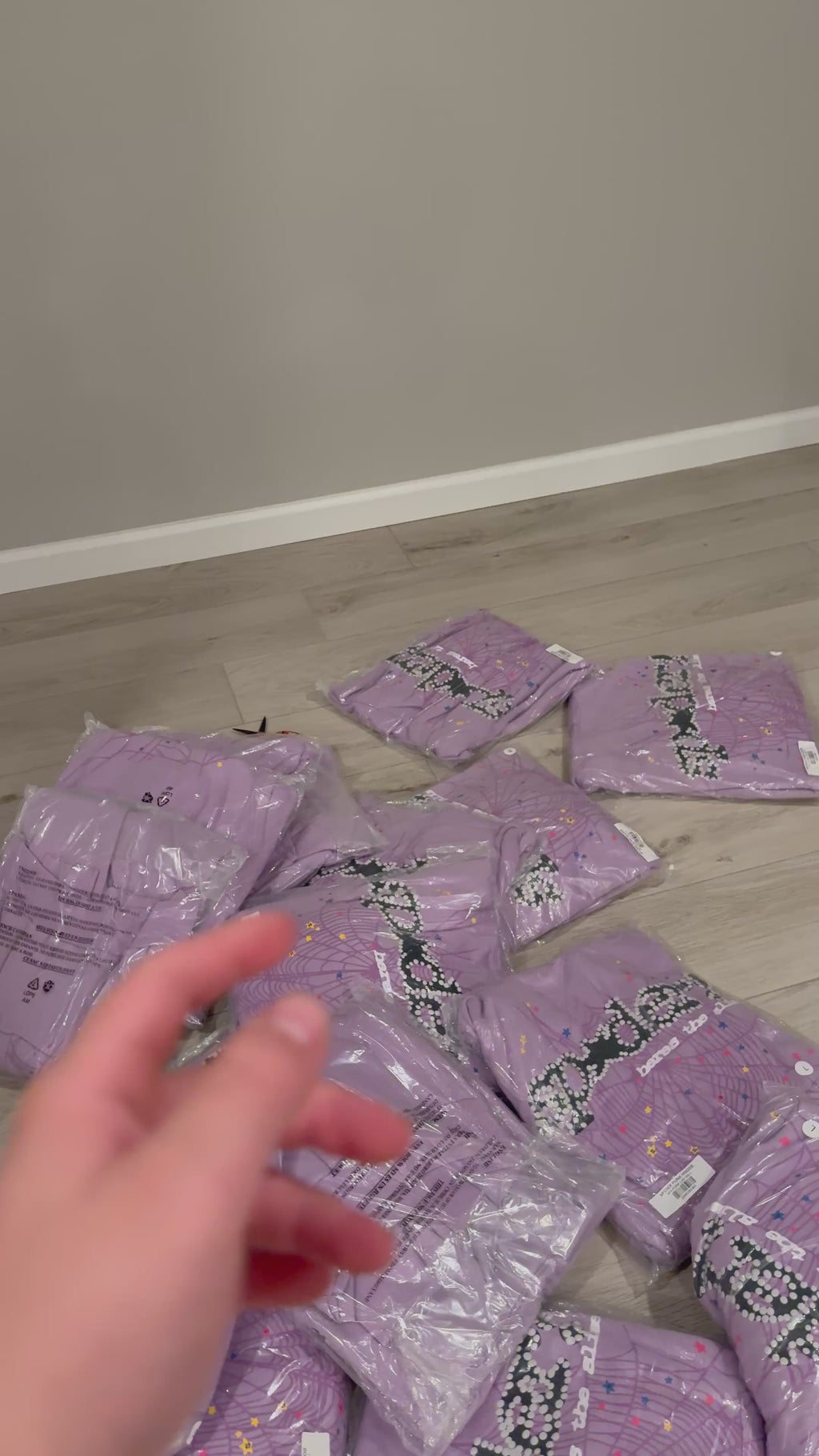 PURPLE 1:1 (PASSING) SP5DER HOODIE